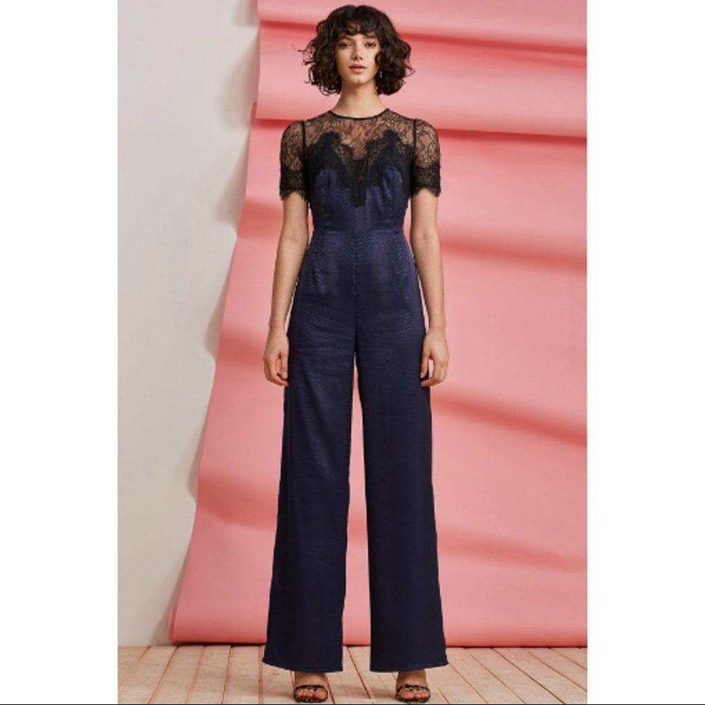 NWT Anthropology Foxiedox Nixie Lace Jumpsuit